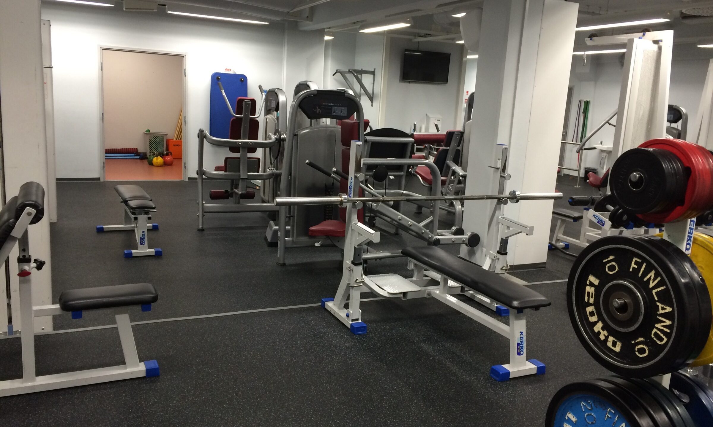 Ravilinnan kuntosalin putkiremontti on valmistunut