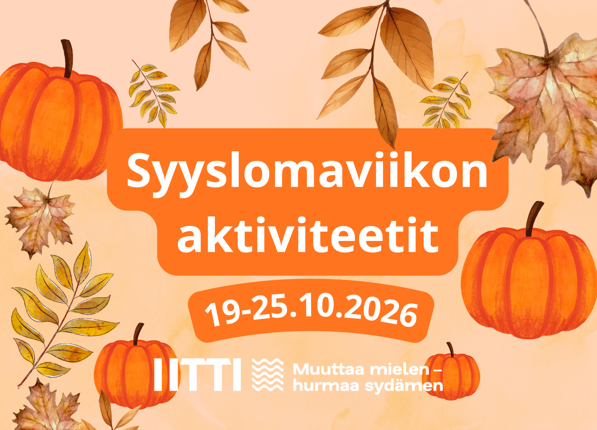 Syyslomaviikon aktiviteetit 16-25.10.2026